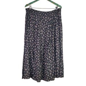 Vintage 90’s California Connection Inc. Floral Maxi Skirt, Plus Size 20